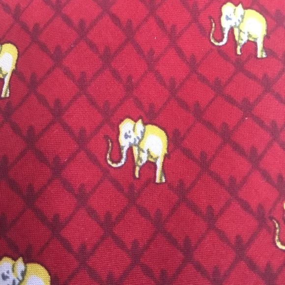ELEPHANT DESIGN TIE, (no brand name) (long) - Picture 2 of 5